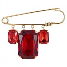 Брошь "Valentino Rosso"