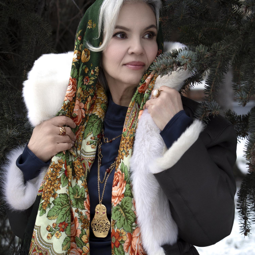 Колье "Матрёшка"