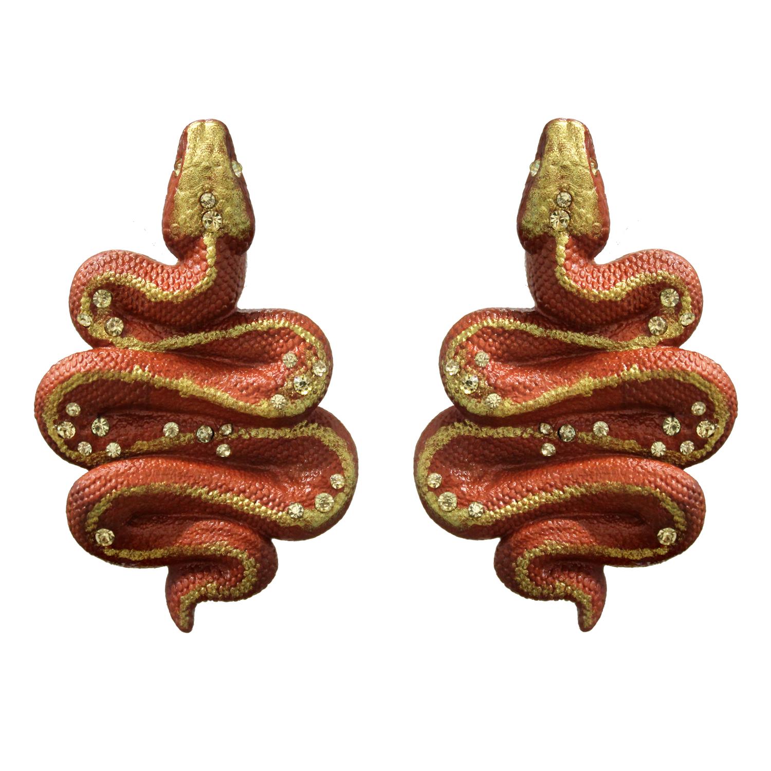 Серьги "Змеи" 